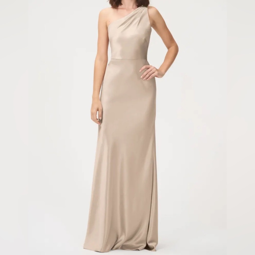 Jenny Yoo Lena Dress Gold